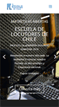 Mobile Screenshot of escueladelocutoresdechile.cl